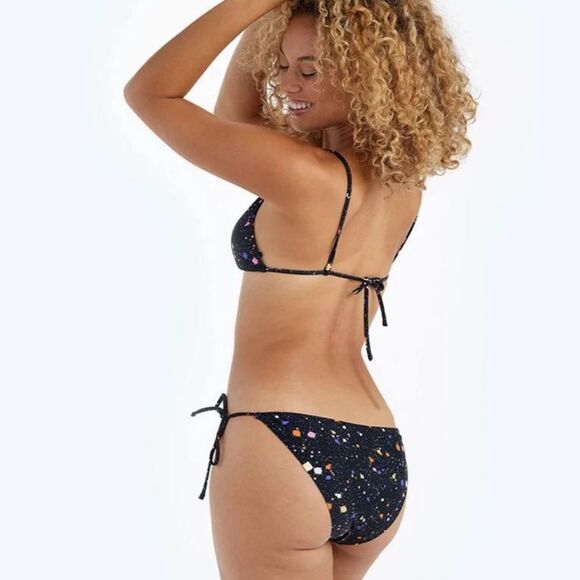 NWT SUMMERSALT The String Bikini Top - Paint Splatter in Sea Urchin- Size 4 - Picture 3 of 6